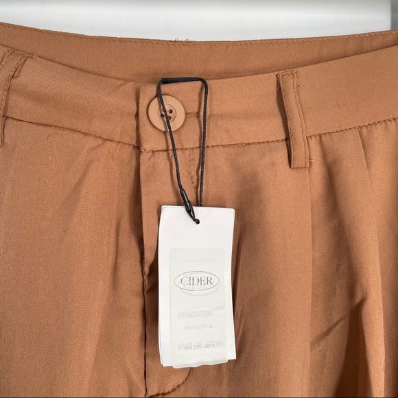 Cider Womens Brown Polyester Pants Size XL NEW - Picture 4 of 10